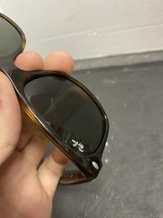 Ray-Ban RB2132 New Wayfarer Sunglasses 55mm Havana Frame Brown Gradient Lens UV