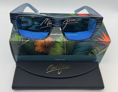 Maui Jim KEAHI B873-03- Blue Hawaii Keachi Frame / Blue Stripe Lens