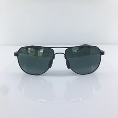 NEW MAUI JIM GUARDRAILS MJ 327-02 Gloss Black with Neutral Grey Polarized JAPAN