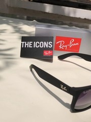 Ray-Ban Justin Polarized RB 4165 622/T3 Sunglasses Matte Black Frame 54mm 4165-1