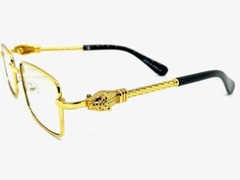 Classy Elegant Sophisticated Modern Hip Hop Rapper SUN GLASSES Gold Metal Frame