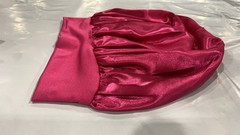 Women Satin Bonnet Night Sleep Cap Hair Hat Silk Head Cover Wide Elastic Band