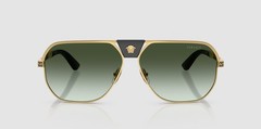VERSACE VE2294 10028E Gold Green Gradient 61 mm Men’s Sunglasses