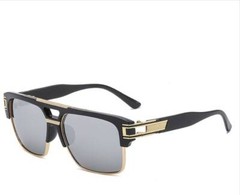 MEN SUNGLASSES CLEAR GAZELLE B-BOY HIP HOP SUNGLASSES OVERSIZED RETRO SQUARE