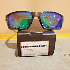 Oakley CHAINLINK SMOKE GREY W/ JADE IRIDIUM New Fuse Replacement Lenses