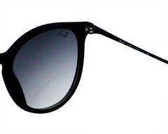 Ray-Ban Women Sunglasses RB4171 Erika Matte Black Frame Grey Gradient Lens 54mm
