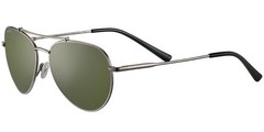 Serengeti Pete Polarized Photochromic Gunmetal Aviator w/ Glass Lenses – Italy