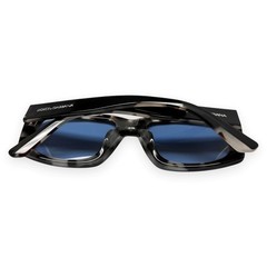 Dolce Gabbana Sunglasses DG 4430F 3403/1U Black on Gray Havana Blue with Case