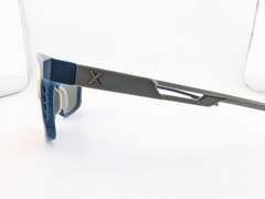 *New* HILX VIZO Sunglasses, Destroyer HX100602APUI Blue/Light Grey, 54-17-140