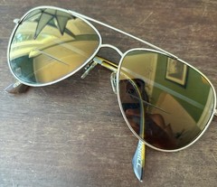 O’Neill ONS 001 VITA Aviator Gold Gradient Bifocal Oval Sunglasses 59-7-145