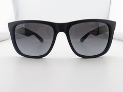 Ray-Ban Sunglasses, Polarized Lenses, Justin RB 4165 622/T3 3P Black, 54-16-145