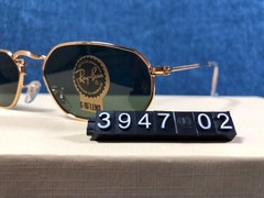 Ray-Ban RB3947 Polished Arista Gold/Green 57 mm Sunglasses 145mm 001/31 57-18