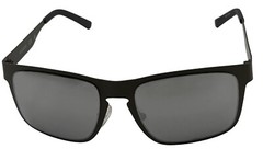 Guess Mens Satin Grey Rectangle Wrap Sunglasses, Silver Mirror Lens. GF0197. 20C