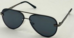 Guess Sunglass Mens Shiny Gunmetal / Metal Aviator, Smoke Flash Lens GF0194 8C