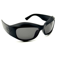 Modern Oversize Wrap Sunglasses Black LH18160 Designer Fashion Frame Lens Style
