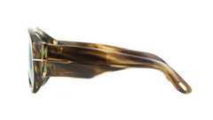 Tom Ford BRONSON FT 1044 Striped Brown/Blue Sunglasses