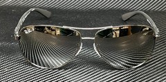 RAY BAN RB8313 004 K6 Titanium Grey Polarized 61 mm Men’s Sunglasses