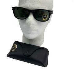 Ray-Ban Sunglasses RB 2132 New Wave 55/18 Temples 145mm Branded Case Black Matte