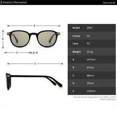 Round 147mm Large Sunglasses Men Women Outdoors Shade Fashion Glasses UV400