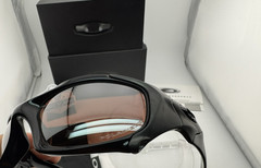 OAKLEY PIT BOSS POLISHED BLACK GUNMETAL VR28 IRIDIUM POLARIZED SUNGLASSES 03-304