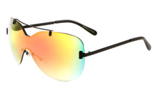 Sunglasses Single One Piece Lens Outdoor Beach Glasses Driving Street Wear Gafas