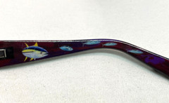MAUI JIM YELLOW FIN GUY HARVEY MJ 234-11 SMOKE GREY W/ HT POLARIZED SUNGLASSES 9