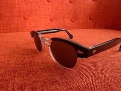 MOSCOT Lemtosh Sun Sunglasses | Black Crystal | 44mm | G-15 Polarized Glass Lens