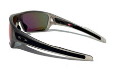 NEW Oakley TURBINE ROTOR Matte Grey POLARIZED Galaxy Ruby Lens Sunglass 9307