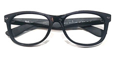 Ray Ban RB2132 622 No Lenses Large Black New Wayfarer Sunglasses Frame 55-18 145