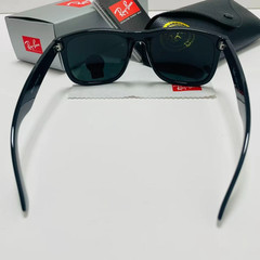 Ray-Ban RB4165 Polarized Sunglasses Black Frame / Dark Gray Lenses 50mm
