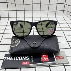 Men’s Ray-Ban RB4165 JUSTIN 601/71 JUSTIN Green G-15 54mm Classic Sunglasses