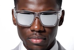 Men Sunglasses Fashion Designer Dark Black Hip Hop Gangster Style Square Shades