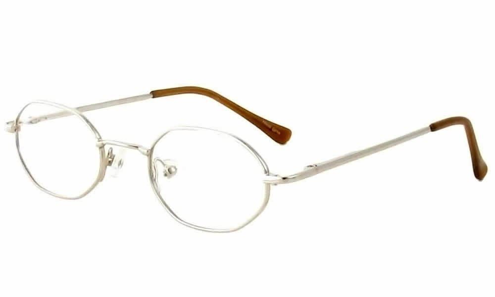 Calabria Metal Flex EE Gold Amber 39 mm Children’s Reading Glasses Spring Hinge