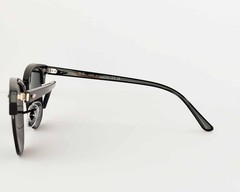 Ray-Ban RB3016 Clubmaster Marble Black Frame Dark Grey Lenses 51mm Unisex