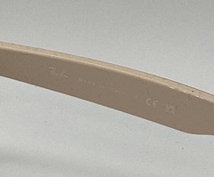 Ray Ban New Wayfarer (RB2132-875) Black on Beige 52mm/G-15 Green Sunglass