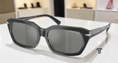 MICHAEL KORS MK2265U 403488 Lake Tahoe Black Horn Black Mirror 54mm Men Sunglass
