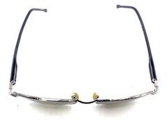 Serengeti 6793 Gunmetal Gray Black Round Oval Sunglasses Gray Lens Italy Unisex