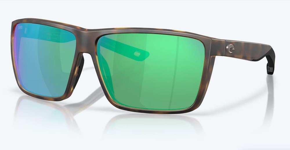 BRAND NEW Costa Del Mar RINCON II 2 Tortoise / Green Polarized Glass 580G