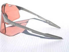 100% Percent HYPERCRAFT Matte Stone Grey HiPER Coral Lens Sunglass 60000-00005