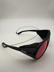 Gafas de sol Oakley CLIFDEN OO9440 negras mate redondas con lentes rubí nuevas/*