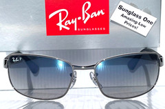 NEW Ray Ban Gunmetal UV PROTECTIVE Gradient Blue Grey Lens Sunglass RB 3478