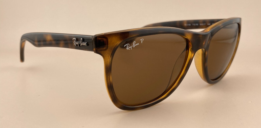 RAY BAN Sunglasses RB 4184 710/83 54-17 2N Glossy Tortoise Brown Italy FRAMES