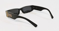 LOCS Sunglasses Gangster Hardcore Shades Plastic Frame Dark Lenses +1 Pouch Men.
