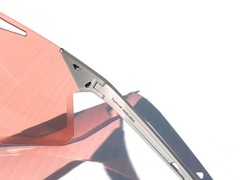 100% Percent HYPERCRAFT Matte Stone Grey HiPER Coral Lens Sunglass 60000-00005