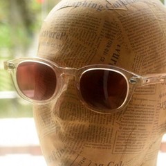 Men Red gradient sunglasses women red polarized sunglasses Johnny Depp glasses