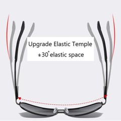 Aluminium HD Polarized Photochromic Sunglasses Pilot Men Eyewear Driving Glasses