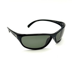 Bolle Vintage Sunglasses Men’s Black Frame Grey Polarized Sport Wrap Venom 10917