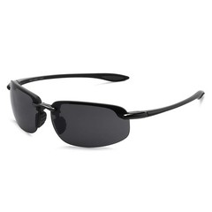Sports Polarized Sunglasses for Men Women Tr90 Rimless Frame for Running Fish…