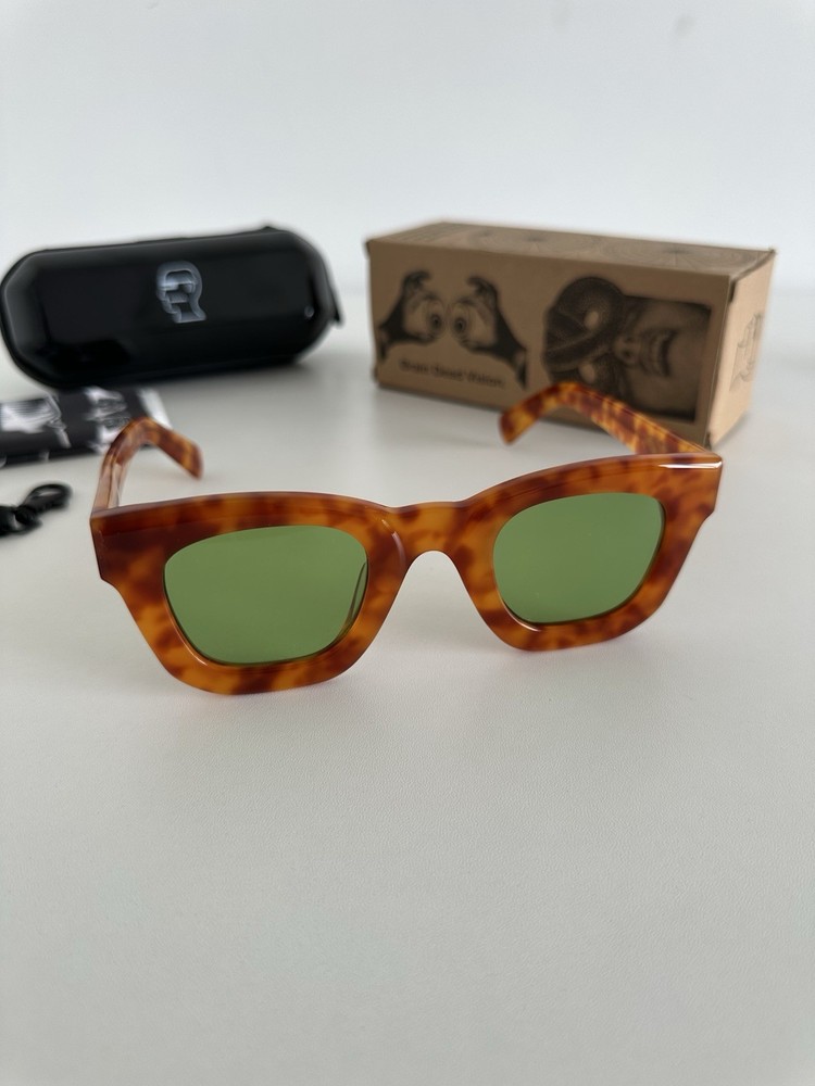 RRP 175$ NEW BRAIN DEAD POST-MODERN EYE PROTECTION ELIA HONEY SUNGLASSES