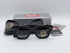 Ray-Ban State Street RB 2186 901/31 Black Frame 49mm G15 Lenses Unisex sunglass